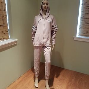 Victoria's Secret Pink Hoodie & Matching Jogger L